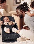 BabyBjorn Bara de jucarii Googly eyes BlackWhite pentru balansoarele