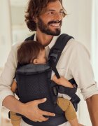 BabyBjorn Marsupiu anatomic cu multiple pozitii de purtare colectia Harmony 3D Mesh Anthracite Editie Limitata