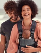 BabyBjorn Marsupiu anatomic cu multiple pozitii de purtare colectia Harmony 3D Mesh Anthracite Editie Limitata