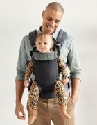 BabyBjorn Marsupiu anatomic cu multiple pozitii de purtare colectia Harmony 3D Mesh Anthracite Editie Limitata