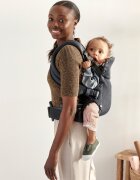 BabyBjorn Marsupiu anatomic cu multiple pozitii de purtare colectia Harmony 3D Mesh Anthracite Editie Limitata