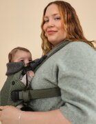 BabyBjorn Marsupiu anatomic cu multiple pozitii de purtare colectia Harmony 3D Mesh Dark Green
