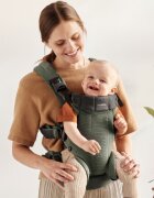 BabyBjorn Marsupiu anatomic cu multiple pozitii de purtare colectia Harmony 3D Mesh Dark Green