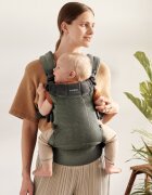 BabyBjorn Marsupiu anatomic cu multiple pozitii de purtare colectia Harmony 3D Mesh Dark Green