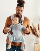 BabyBjorn Marsupiu anatomic cu multiple pozitii de purtare colectia Harmony 3D Mesh Silver Editie Limitata