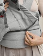BabyBjorn Marsupiu anatomic cu multiple pozitii de purtare Harmony Light Gray