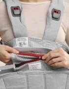 BabyBjorn Marsupiu anatomic cu multiple pozitii de purtare Harmony Light Gray