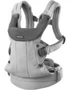 BabyBjorn Marsupiu anatomic cu multiple pozitii de purtare Harmony Light Gray