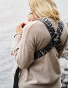 BabyBjorn Marsupiu anatomic cu multiple pozitii de purtare Mini AnthraciteLandscape bumbac editie limitata