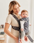 BabyBjorn Marsupiu anatomic cu multiple pozitii de purtare Mini AnthraciteLandscape bumbac editie limitata
