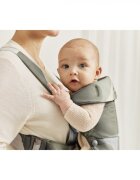 BabyBjorn Marsupiu anatomic cu multiple pozitii de purtare Mini bumbac KhakiGreen