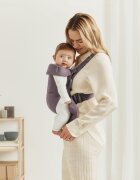 BabyBjorn Marsupiu anatomic cu multiple pozitii de purtare Mini Dark Purple bumbac
