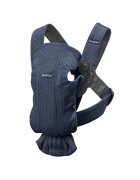 BabyBjorn Marsupiu anatomic cu multiple pozitii de purtare Mini Navy Blue 3D Mesh