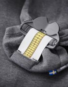 BabyBjorn Marsupiu anatomic Mini cu pozitii multiple de purtare Dark Grey 3D Jersey