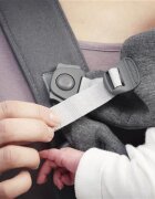 BabyBjorn Marsupiu anatomic Mini cu pozitii multiple de purtare Dark Grey 3D Jersey