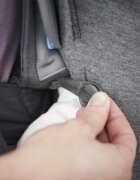 BabyBjorn Marsupiu anatomic Mini cu pozitii multiple de purtare Dark Grey 3D Jersey