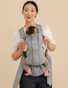 BabyBjorn Marsupiu anatomic Mini cu pozitii multiple de purtare Dusty Pink Tesatura