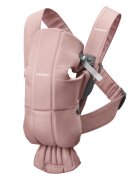 BabyBjorn Marsupiu anatomic Mini cu pozitii multiple de purtare Dusty Pink Tesatura