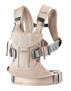 BabyBjorn Marsupiu anatomic One Air Pearly Pink 3D Mesh