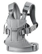 BabyBjorn Marsupiu anatomic One Air Silver 3D Mesh