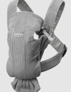 BabyBjorn Marsupiu Mini cu multiple pozitii de purtare Grey 3D Mesh