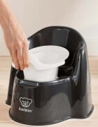 BabyBjorn Olita cu protectie spate Potty Chair BlackWhite
