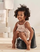 BabyBjorn Olita cu protectie spate Potty Chair BlackWhite