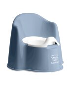 BabyBjorn Olita cu protectie spate Potty Chair Deep blueWhite