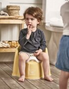 BabyBjorn Olita cu protectie spate Potty Chair Powder Yellowwhite