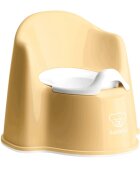 BabyBjorn Olita cu protectie spate Potty Chair Powder Yellowwhite