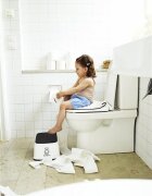 BabyBjorn Reductor pentru toaleta Toilet Training Seat WhiteGrey