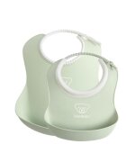 BabyBjorn Set 2 bavete Baby Feeding Set Powder green