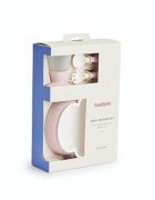 BabyBjorn Set hranire farfurie lingurita furculita si pahar pentru bebe Powder Pink