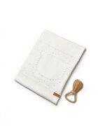 BabyCosy Paturica cu ursulet pentru nou nascut 100 bumbac organic TeddyBear ecru