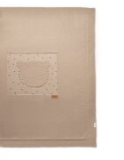 BabyCosy Paturica cu ursulet pentru nou nascut 100 bumbac organic TeddyBear maro