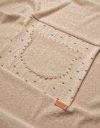 BabyCosy Paturica cu ursulet pentru nou nascut 100 bumbac organic TeddyBear maro