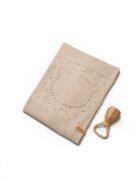 BabyCosy Paturica cu ursulet pentru nou nascut 100 bumbac organic TeddyBear maro