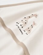 BabyCosy Paturica din bumbac organic Girafa Ecru 85X85 cm