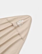 BabyCosy Paturica din bumbac organic Girafa Mink 85X85 cm