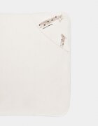 BabyCosy Paturica din bumbac organic Girafe Ecru Light 85X85 cm