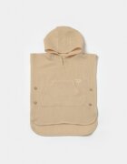 BabyCosy Prosop plaja poncho copii din muselina absorbanta Apricot