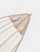 BabyCosy Set de baie cu prosop si manusa Girafa Mink 85X85 cm