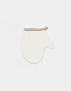 BabyCosy Set de baie cu prosop si manusa Girafa Mink 85X85 cm