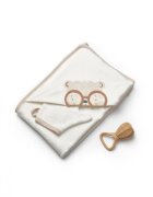 BabyCosy Set prosop cu manusa 100 bumbac organic TeddyBear