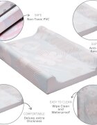 BabyDam Saltea pentru infasat ChangeMat Albastru 70x45 cm suport lateral