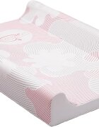BabyDam Saltea pentru infasat ChangeMat Roz 70x45 cm suport lateral
