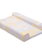 BabyDam Saltea pentru infasat SuperSnug AlbGalben 70x45cm inclinata anti reflux suport lateral