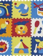 Babygreat Covoras Puzzle Circul Minunat 92x92 cm