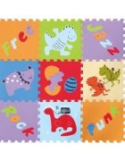 Babygreat Covoras Puzzle Lumea Dinozaurilor 92x92 cm