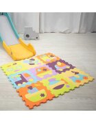 Babygreat Covoras Puzzle Lumea jucariilor 92x92 cm